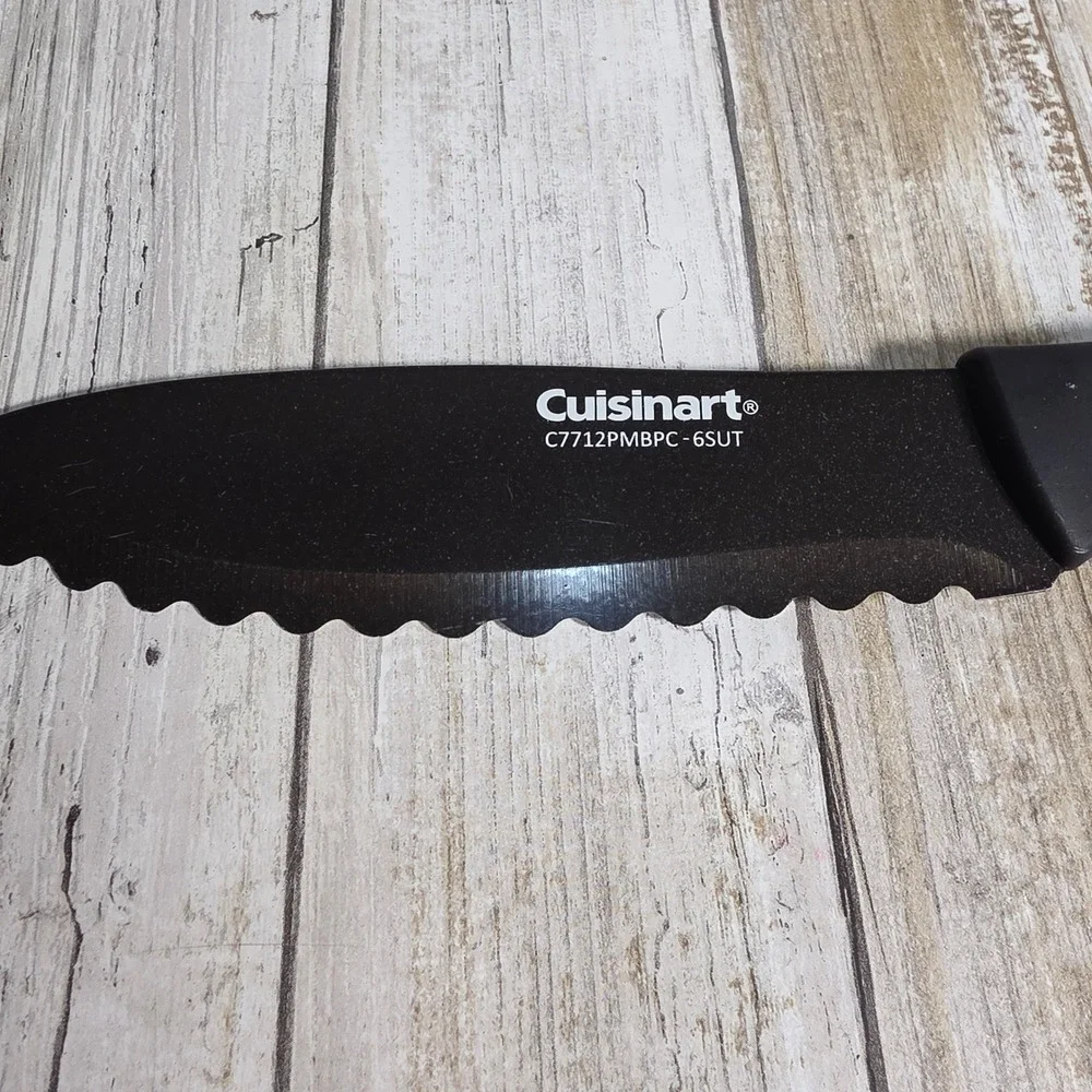 Cuisinart Advantage 6.5 inch Serrated Utility Knife Black C7712PMBPC-6SUT